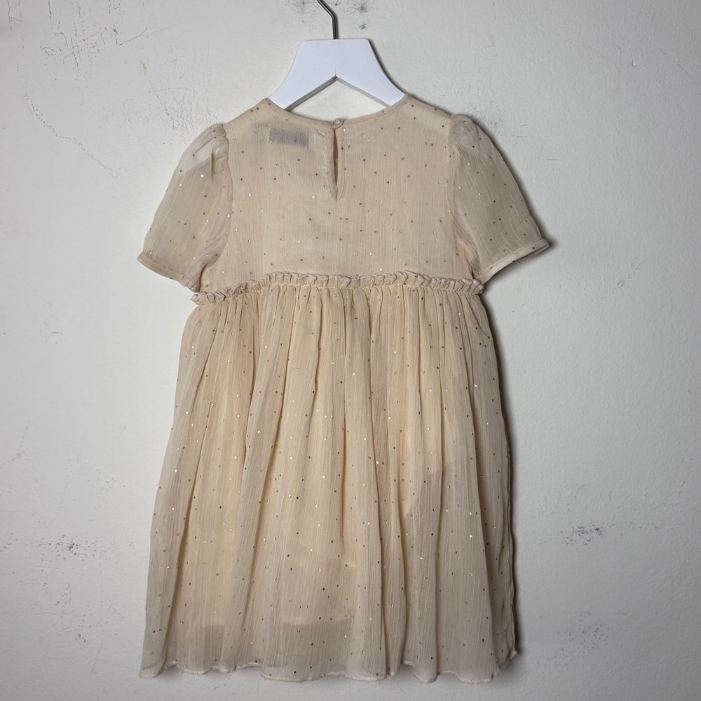 Stella McCartney Kids Cream Sparkle Dress - 24 Months - Picture 5 of 7